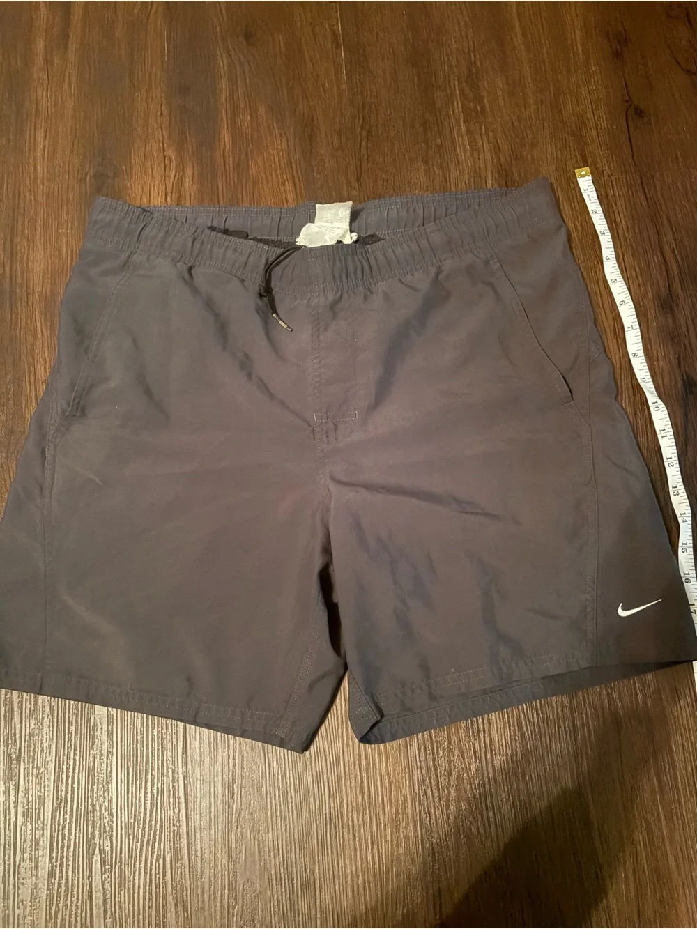 Nike Dark Gray/Black Men's Athletic Shorts with Subtle Swoosh